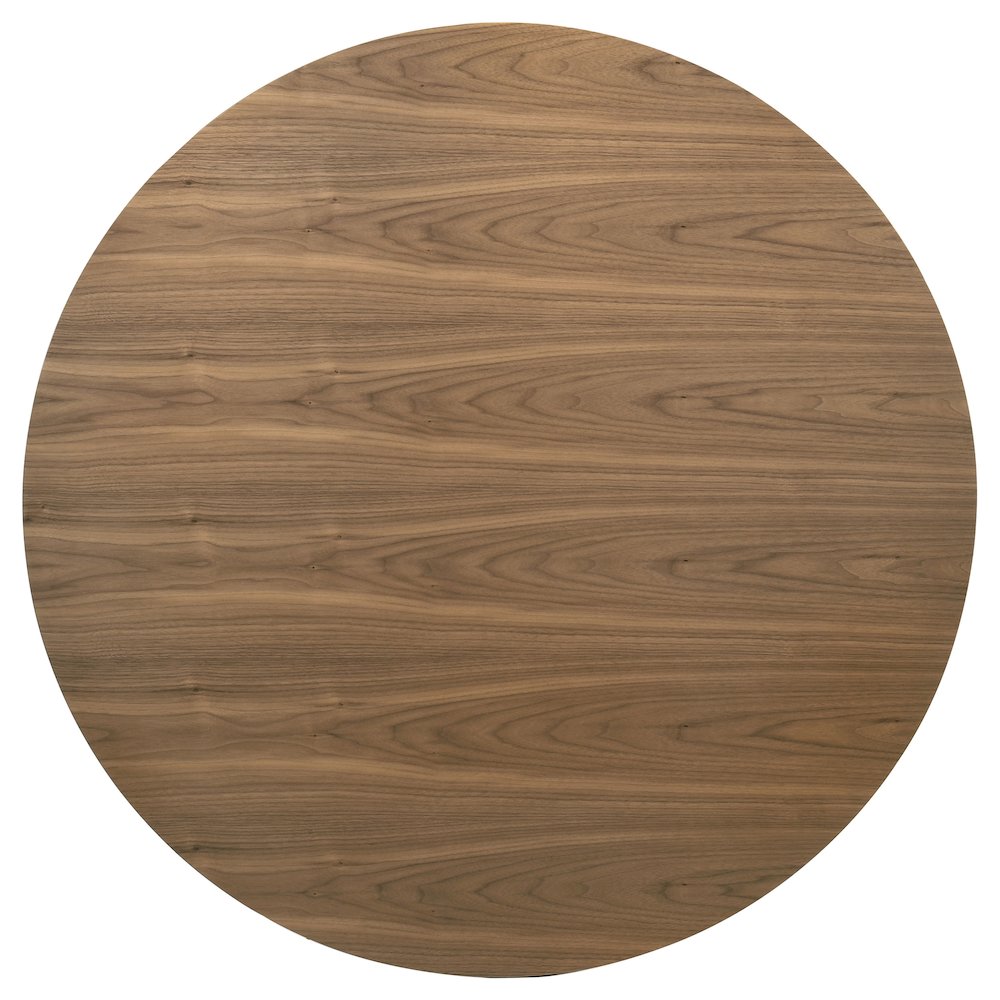 Crestmore 46-inch Round Wood Dining Table Walnut. Picture 8