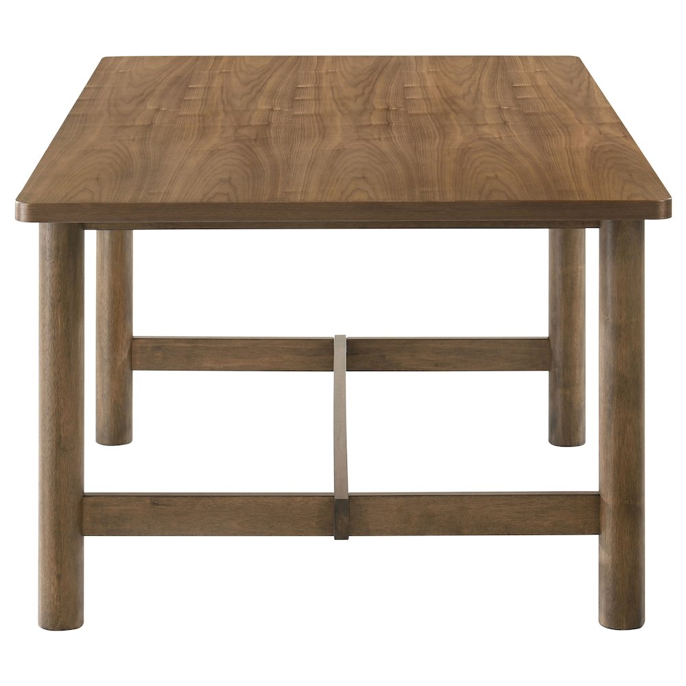 Crestmore 71-inch Rectangular Wood Dining Table Walnut. Picture 4