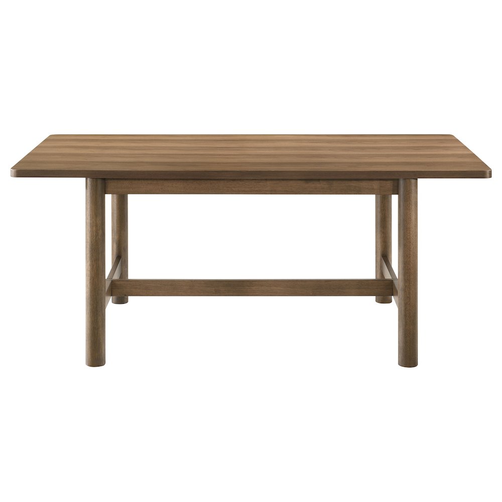 Crestmore 5-piece 71-inch Rectangular Dining Table Set Walnut. Picture 4