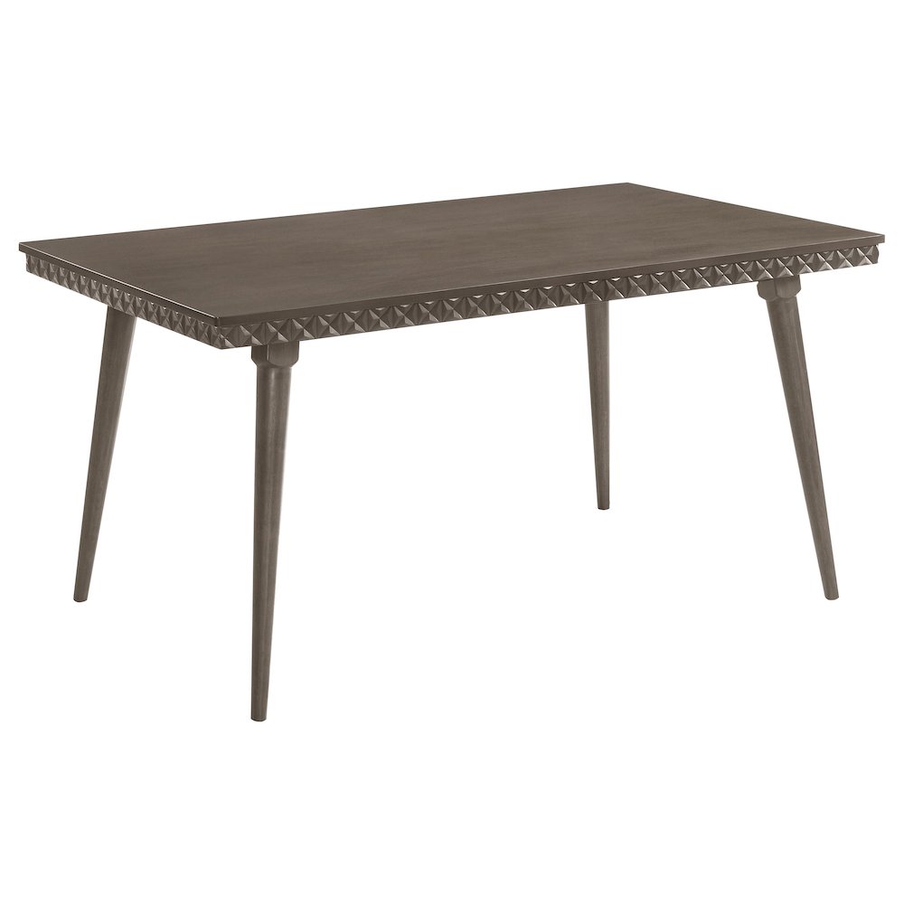 Onslow 5-piece 59-inch Rectangular Dining Set Dark Brown. Picture 3