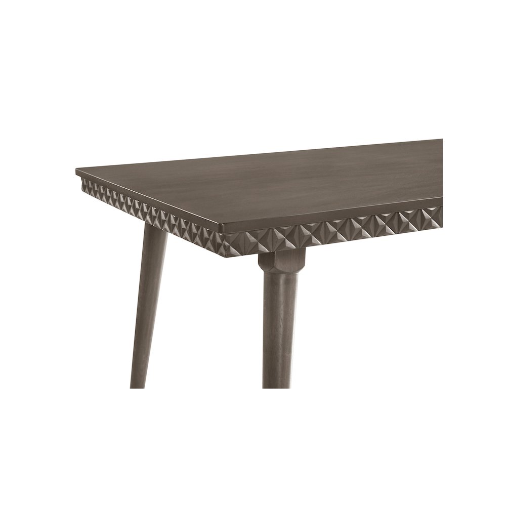 Onslow 5-piece 59-inch Rectangular Dining Set Dark Brown. Picture 12