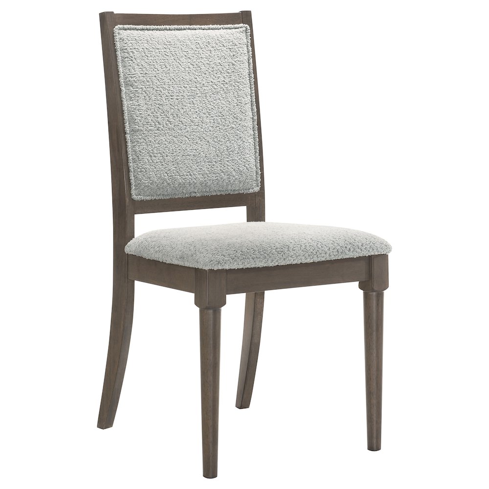 Onslow Upholstered Dining Side Chair Dark Brown (Set of 2). Picture 3