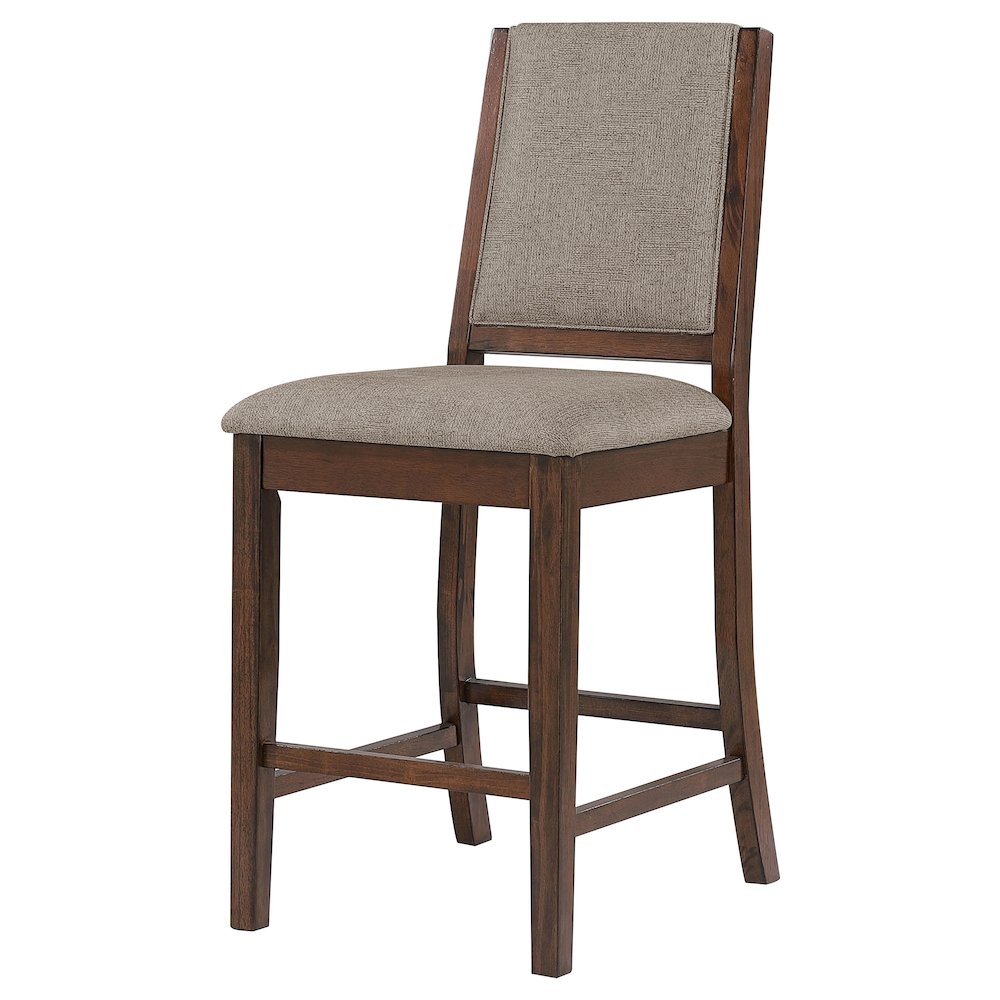 Patterson Upholstered Counter Chair Mango Oak (Set of 2). Picture 5