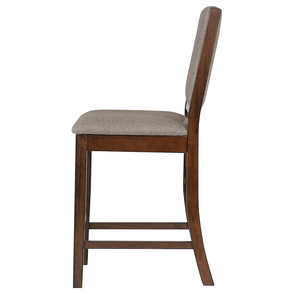 Patterson Upholstered Counter Chair Mango Oak (Set of 2). Picture 6
