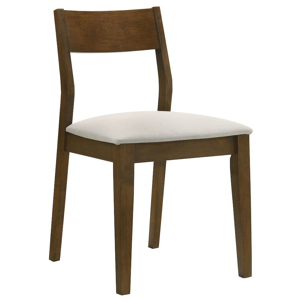 Almonte Dining Chair Upholstered Seat Dark Brown (Set of 2). Picture 3
