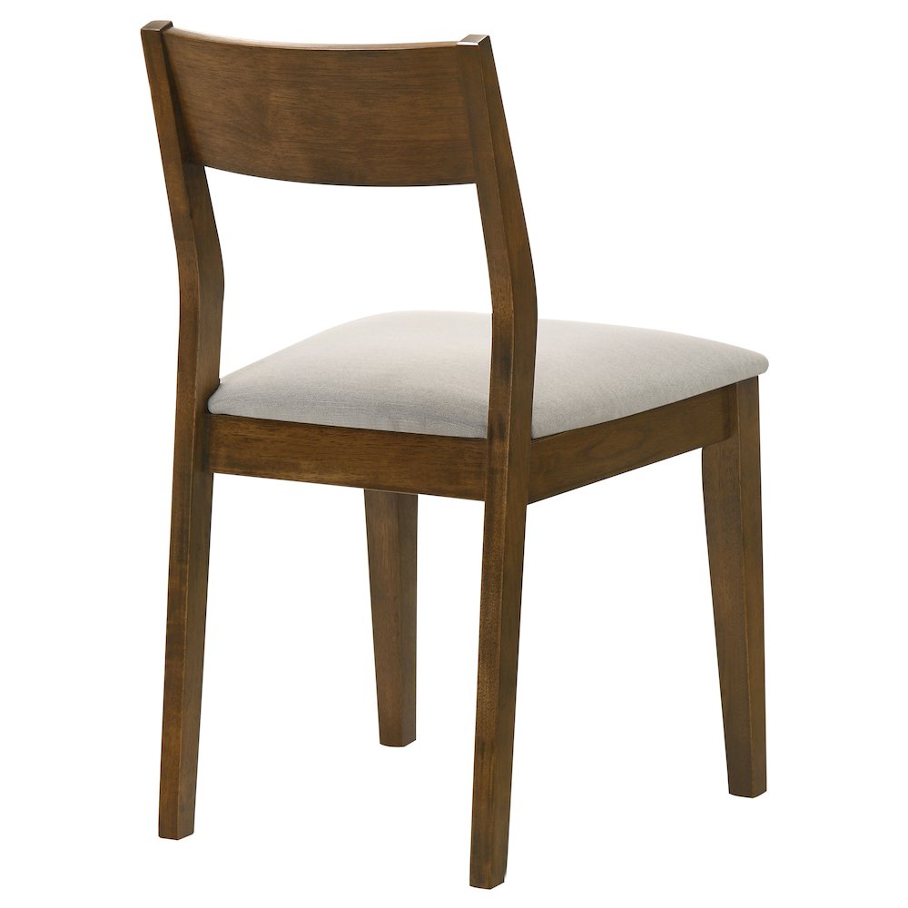 Almonte Dining Chair Upholstered Seat Dark Brown (Set of 2). Picture 8