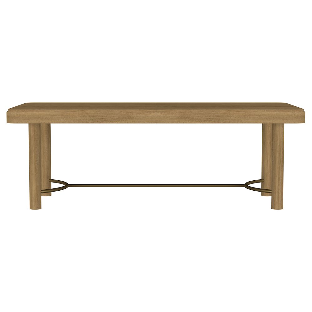 Arini 104-inch Extension Leaf Dining Table Sand Wash. Picture 3