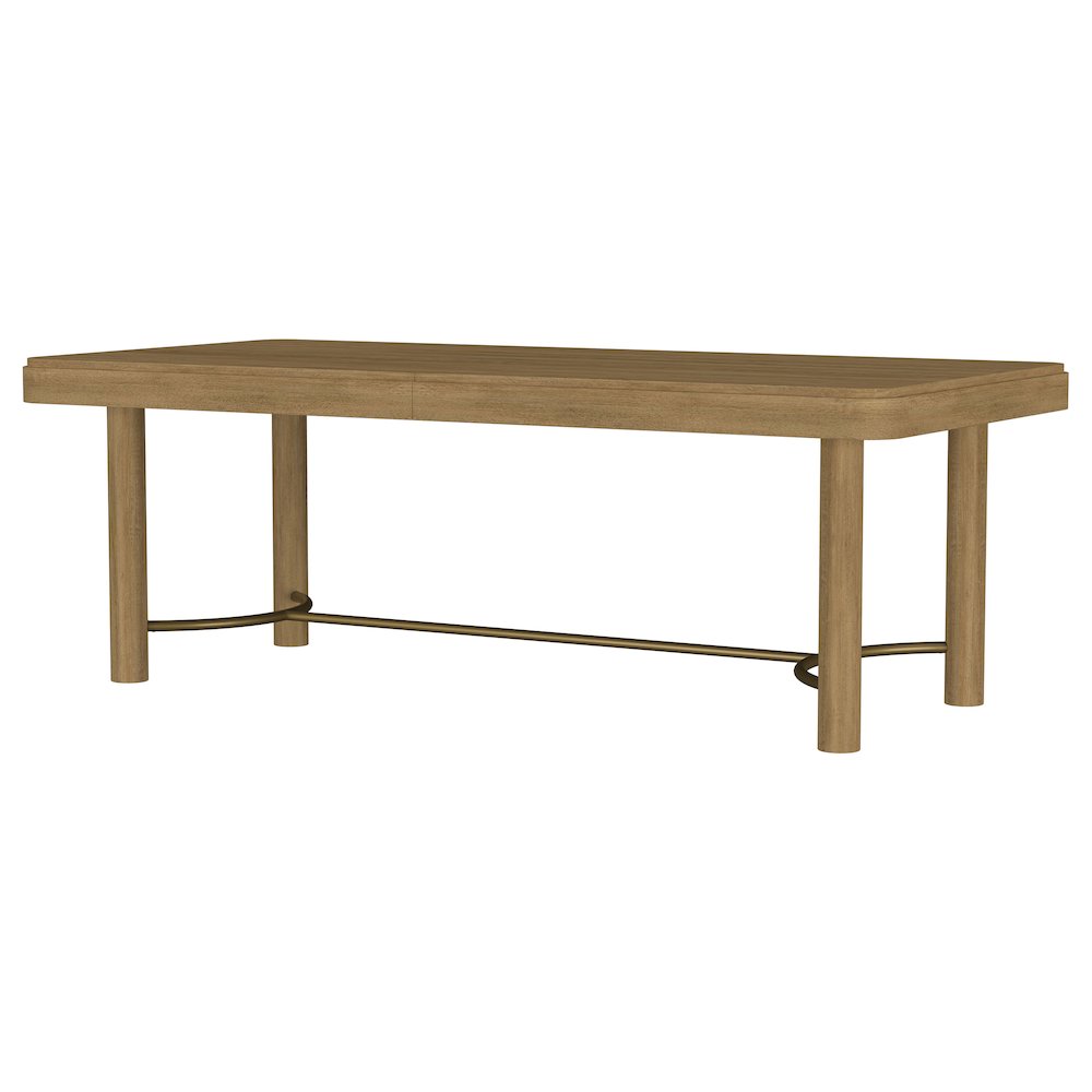 Arini 104-inch Extension Leaf Dining Table Sand Wash. Picture 5