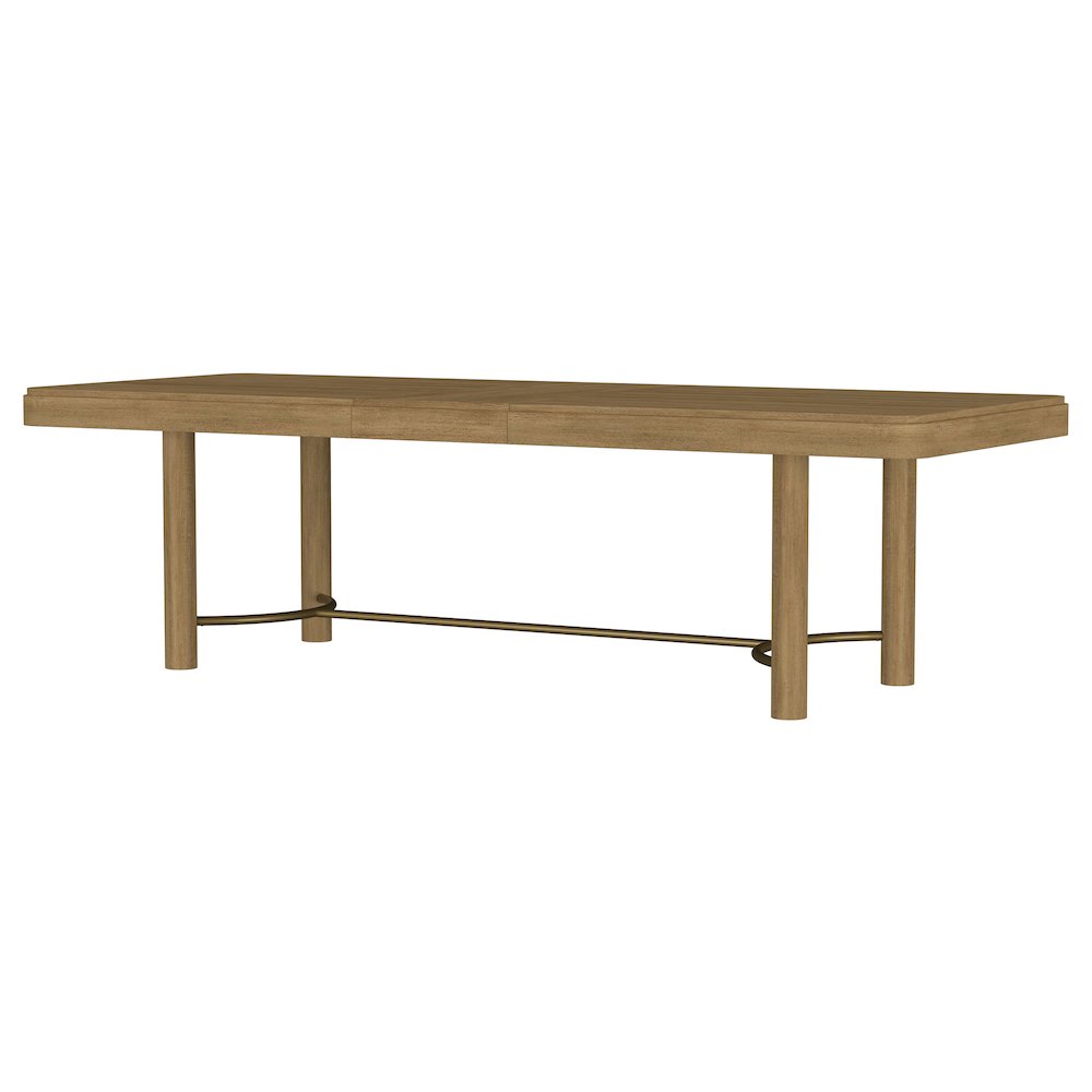 Arini 104-inch Extension Leaf Dining Table Sand Wash. Picture 6