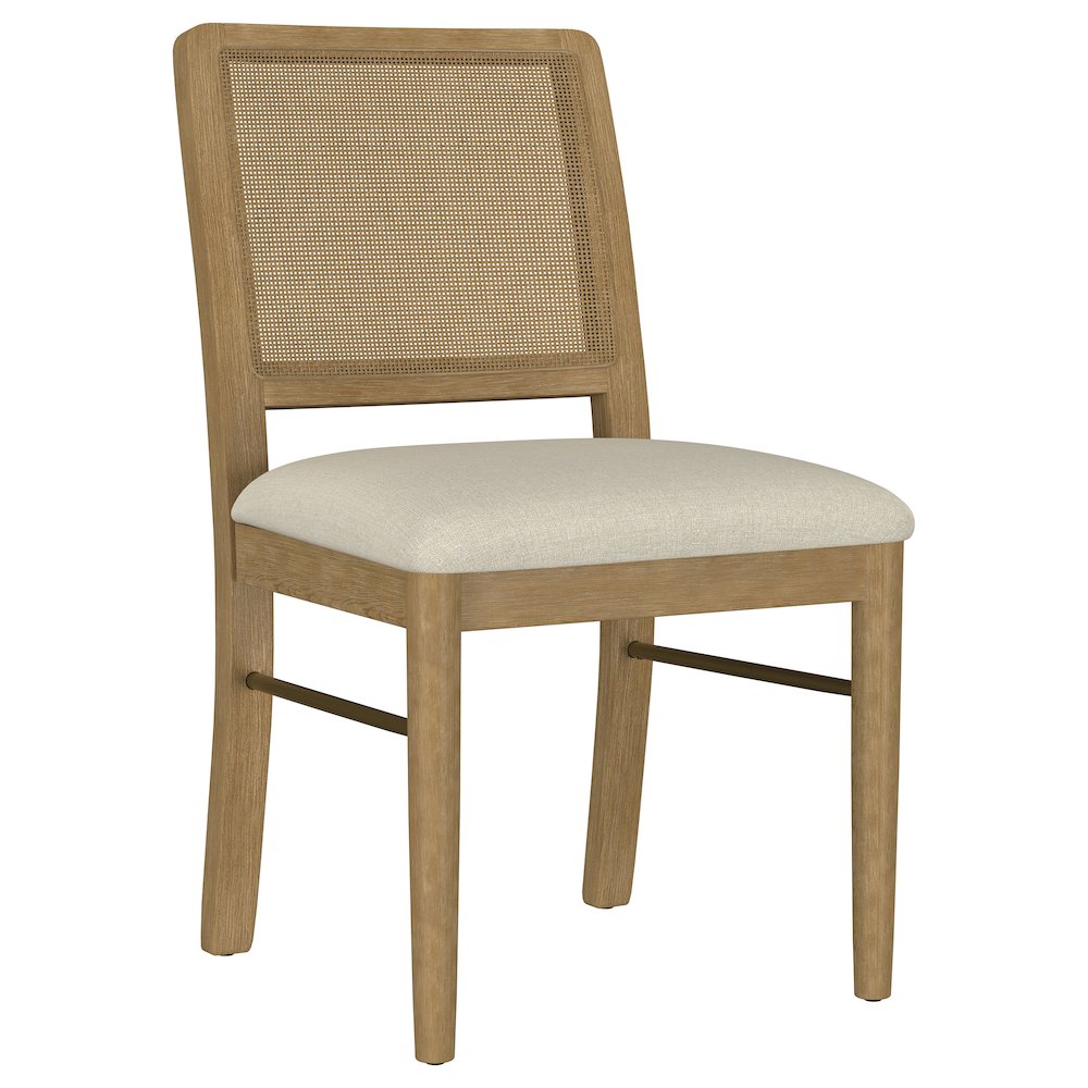 Arini Rattan Cane Dining Side Chair Sand Wash (Set of 2). Picture 2