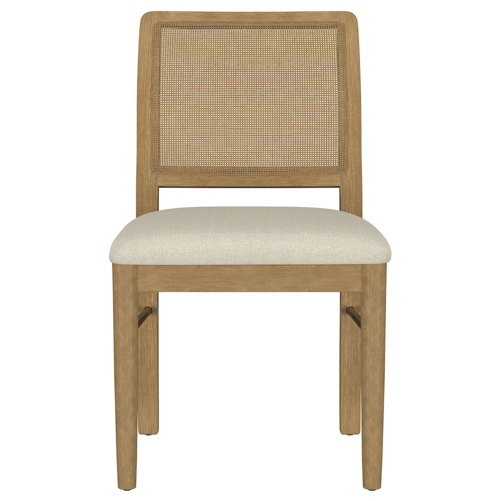Arini Rattan Cane Dining Side Chair Sand Wash (Set of 2). Picture 3