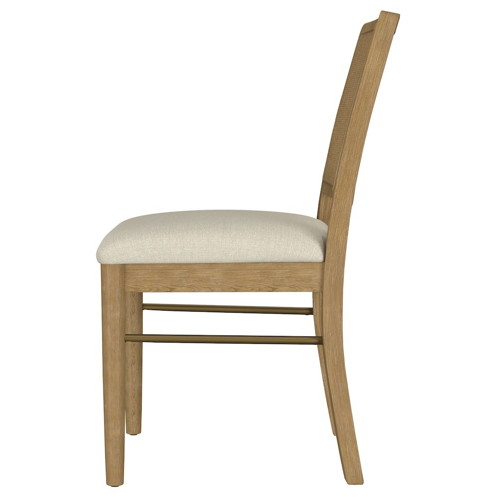 Arini Rattan Cane Dining Side Chair Sand Wash (Set of 2). Picture 5