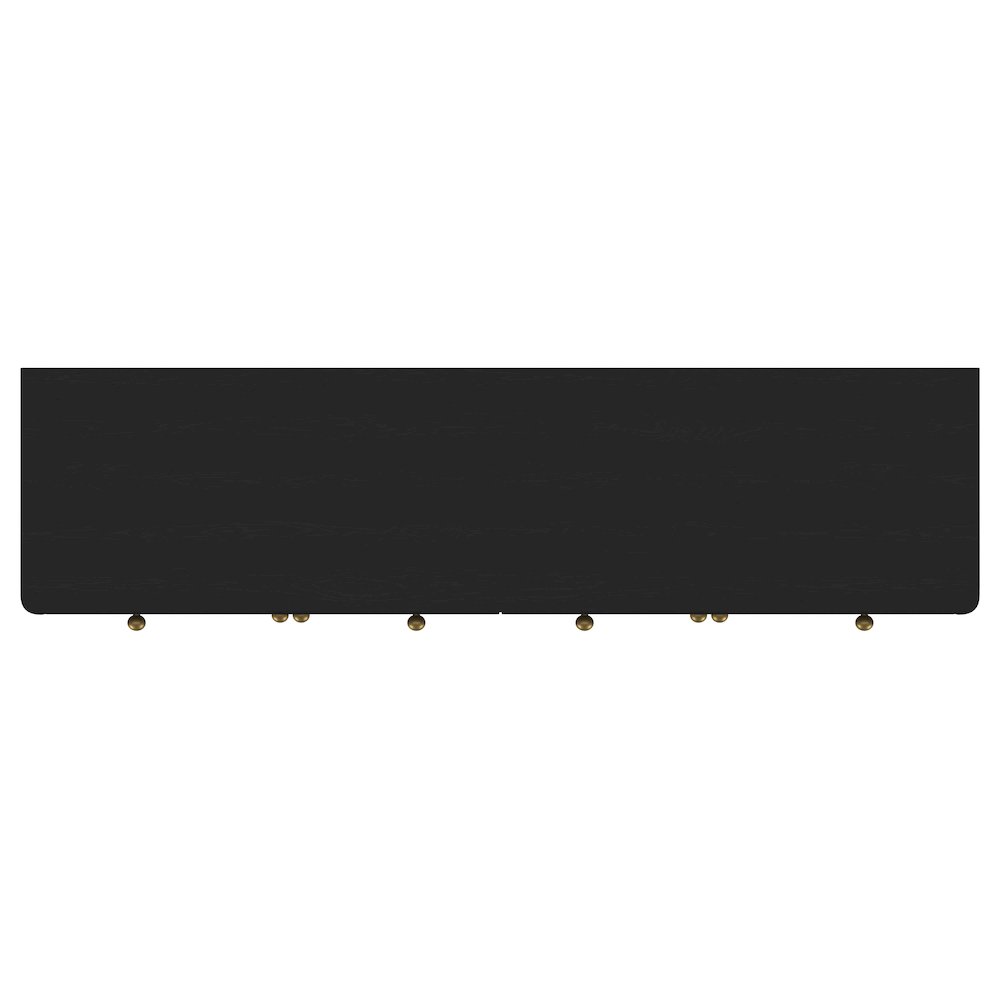 Arini 2-drawer Cane Door Dining Sideboard Server Black. Picture 11