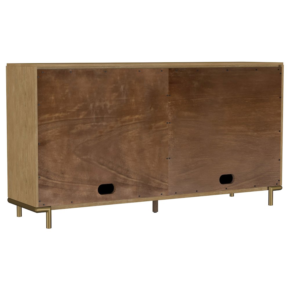 Arini 2-drawer Cane Door Dining Sideboard Server Sand Wash. Picture 7