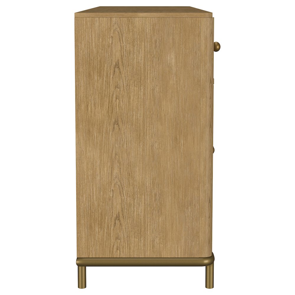 Arini 2-drawer Cane Door Dining Sideboard Server Sand Wash. Picture 10