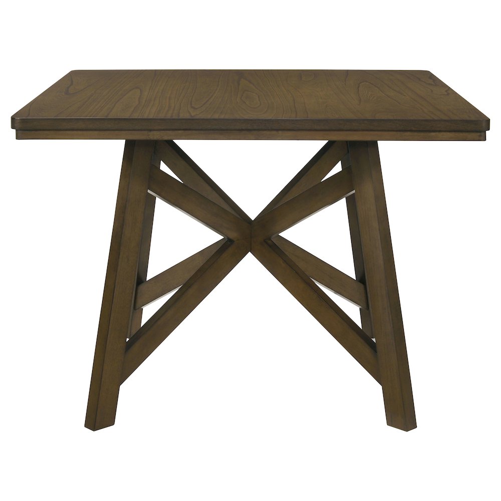 Canfield 47-inch Square Counter Height Dining Table Brown. Picture 4