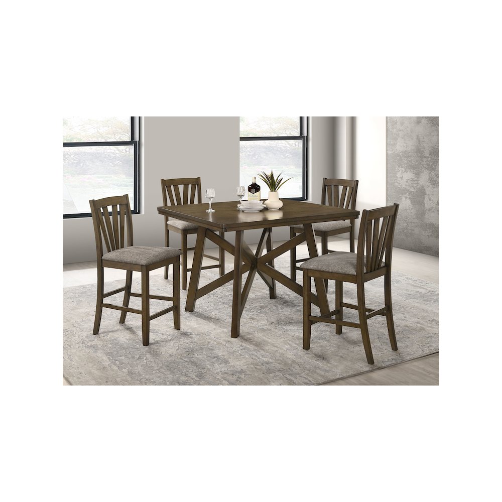 Canfield Counter Height Dining Side Chair Brown (Set of 2). Picture 12