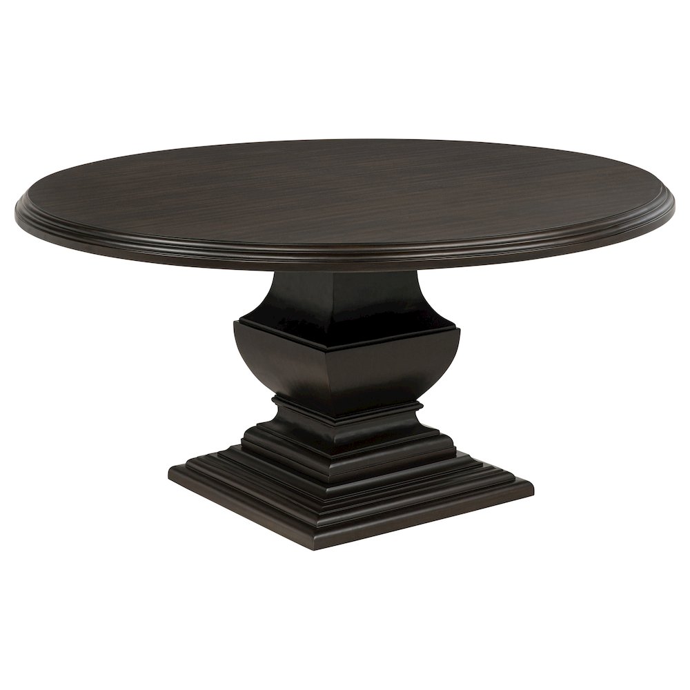 Twyla 60-inch Round Wood Dining Room Table Dark Cocoa. Picture 2