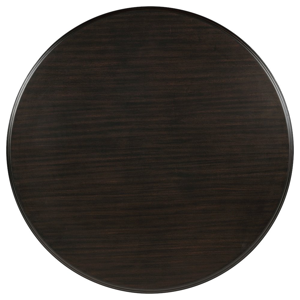 Twyla 7-piece Round Wood Dining Room Table Set Dark Cocoa. Picture 5