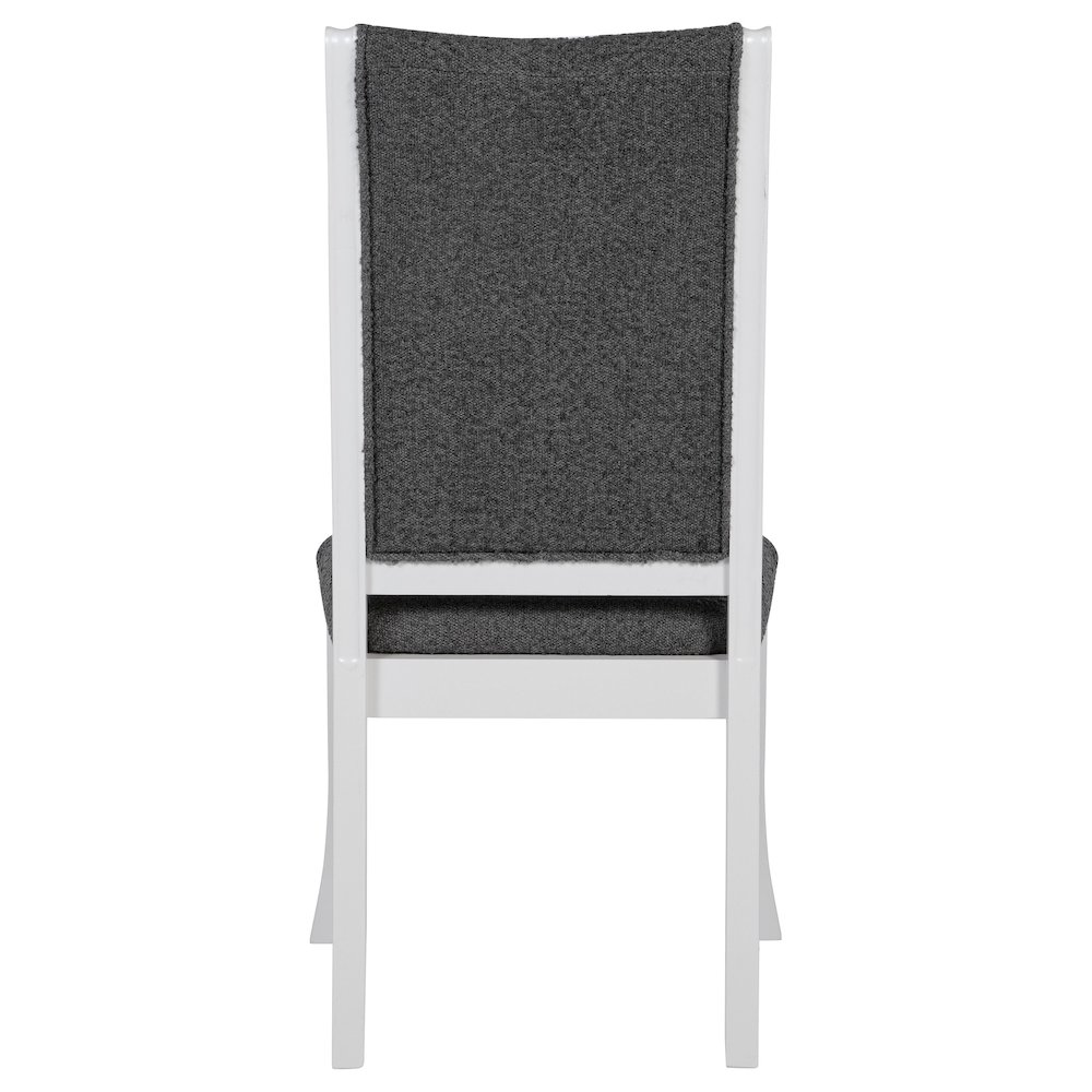 Judd Upholstered Dining Side Chair Pearl White (Set of 2). Picture 8