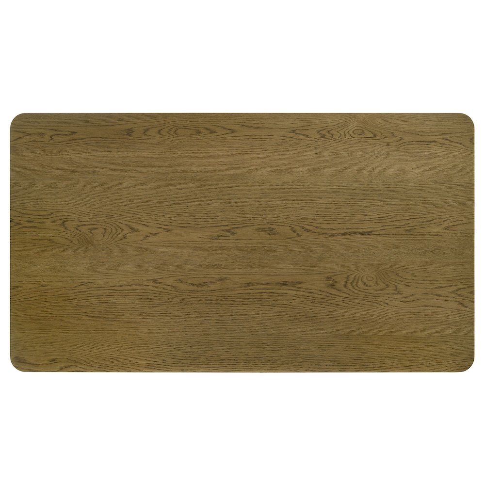 Castlewood 71-inch Rectangular Wood Dining Table Brown Oak. Picture 5