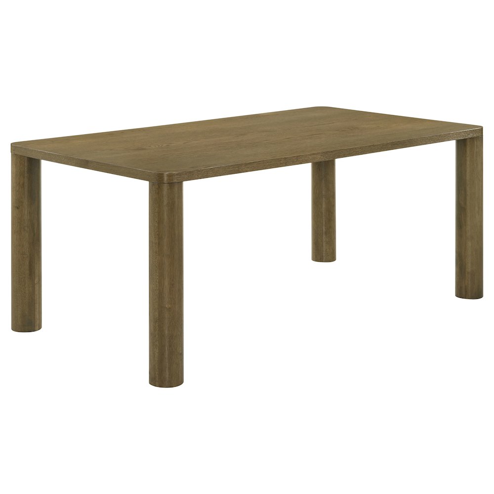 Castlewood 5-piece 71-inch Rectangular Dining Set Brown Oak. Picture 3