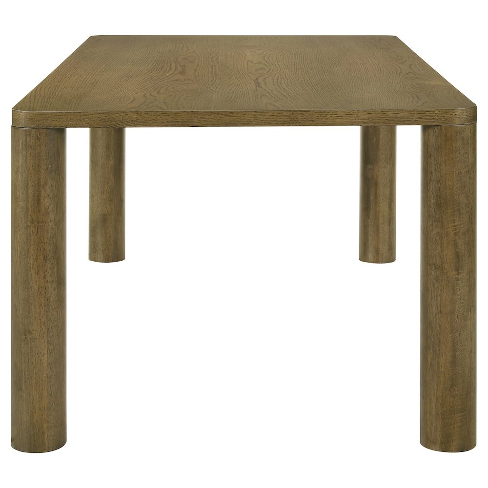 Castlewood 5-piece 71-inch Rectangular Dining Set Brown Oak. Picture 5