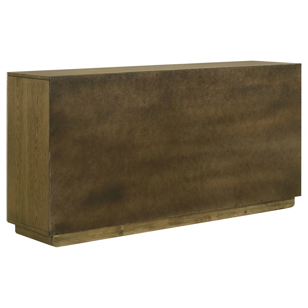Castlewood 71-inch Dining Sideboard Buffet Server Brown Oak. Picture 7