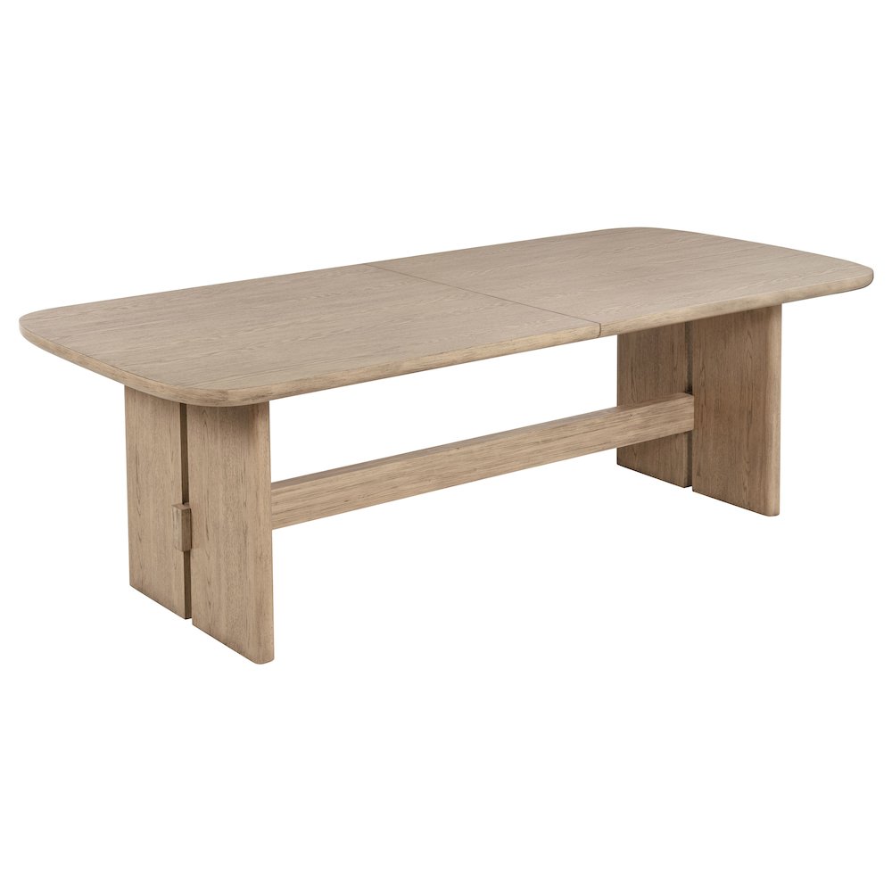 Kailani 110-inch Rectangular Wood Dining Table Beige Oak. Picture 3