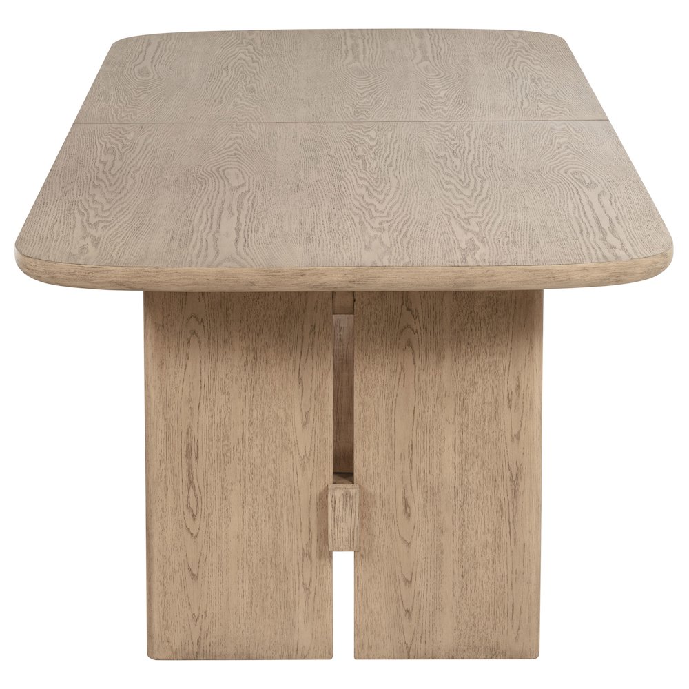 Kailani 110-inch Rectangular Wood Dining Table Beige Oak. Picture 6