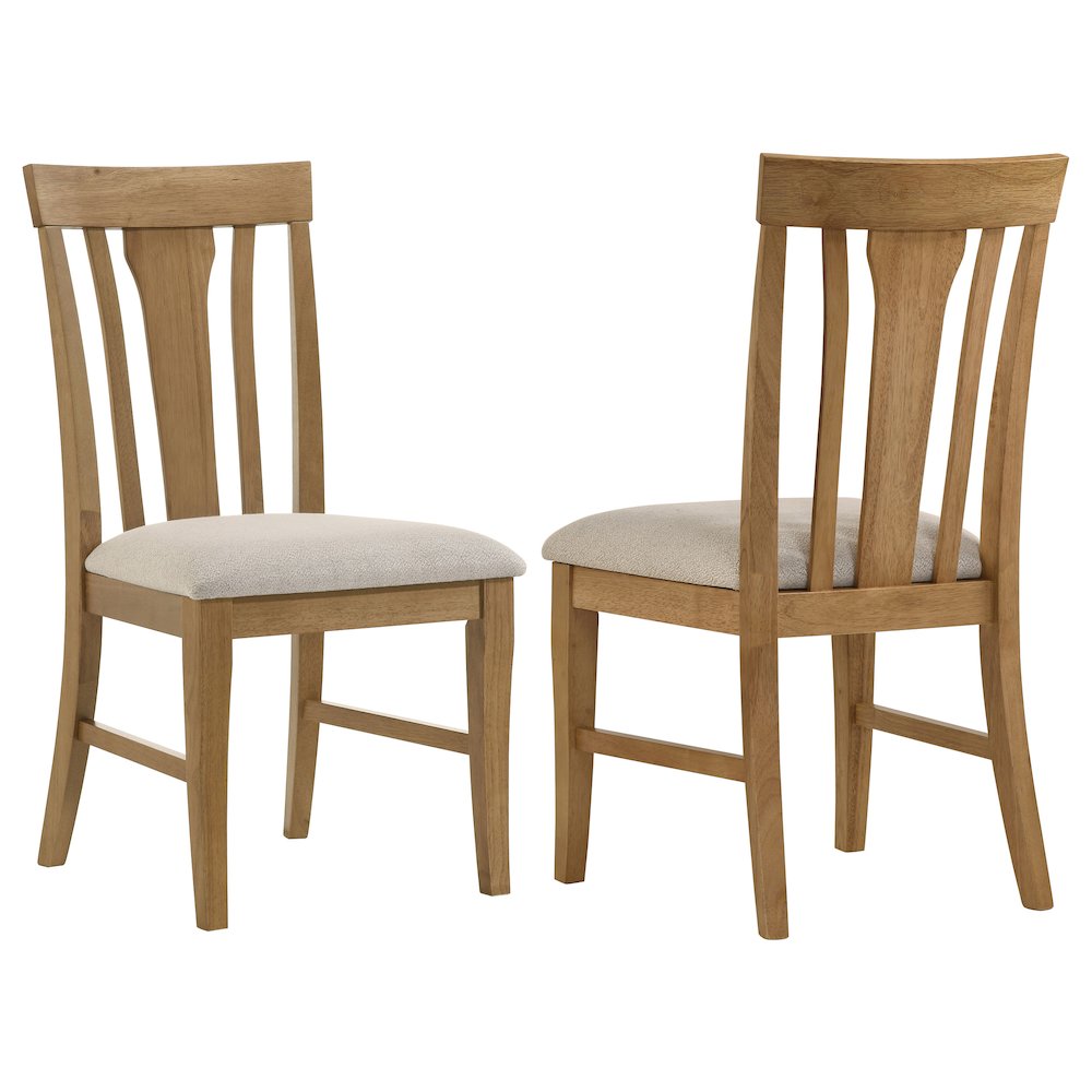 Hartville Dining Side Chair Natural Light Brown (Set of 2). Picture 1