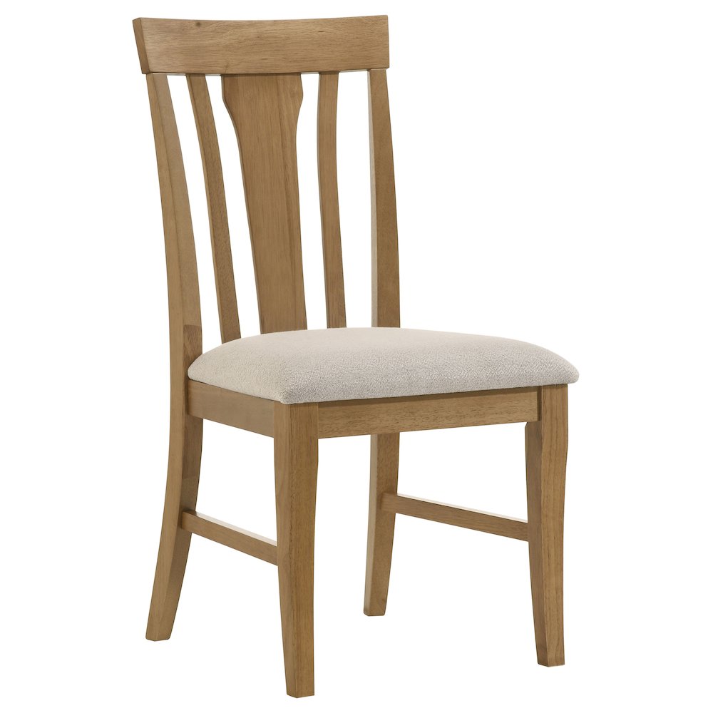 Hartville Dining Side Chair Natural Light Brown (Set of 2). Picture 3