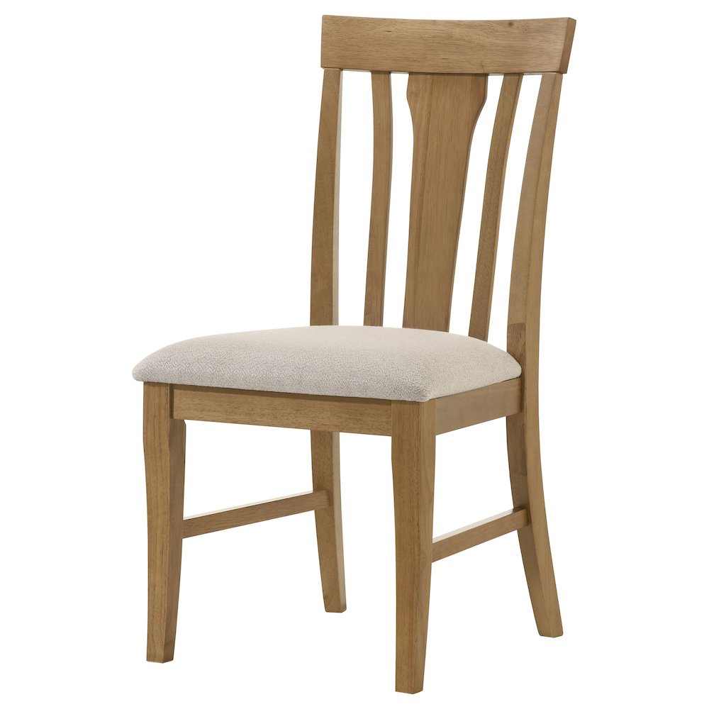 Hartville Dining Side Chair Natural Light Brown (Set of 2). Picture 5