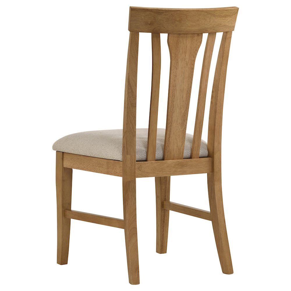 Hartville Dining Side Chair Natural Light Brown (Set of 2). Picture 7