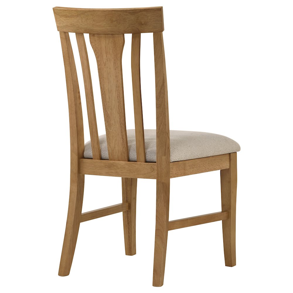 Hartville Dining Side Chair Natural Light Brown (Set of 2). Picture 8