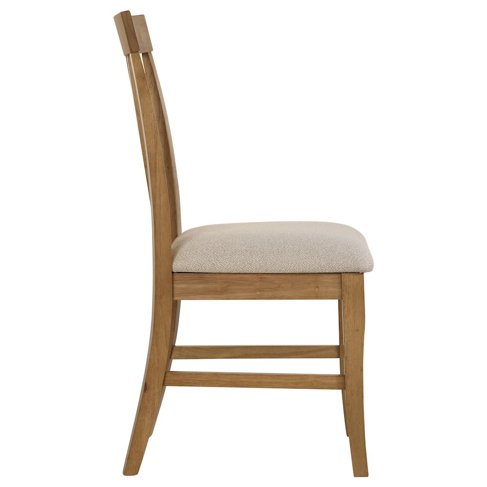 Hartville Dining Side Chair Natural Light Brown (Set of 2). Picture 9