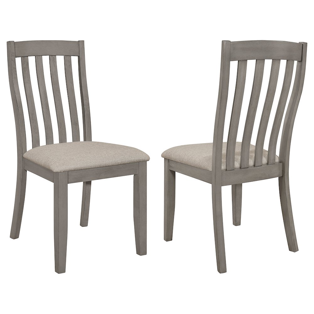 Nogales Wood Dining Side Chair Coastal Grey (Set of 2). Picture 1