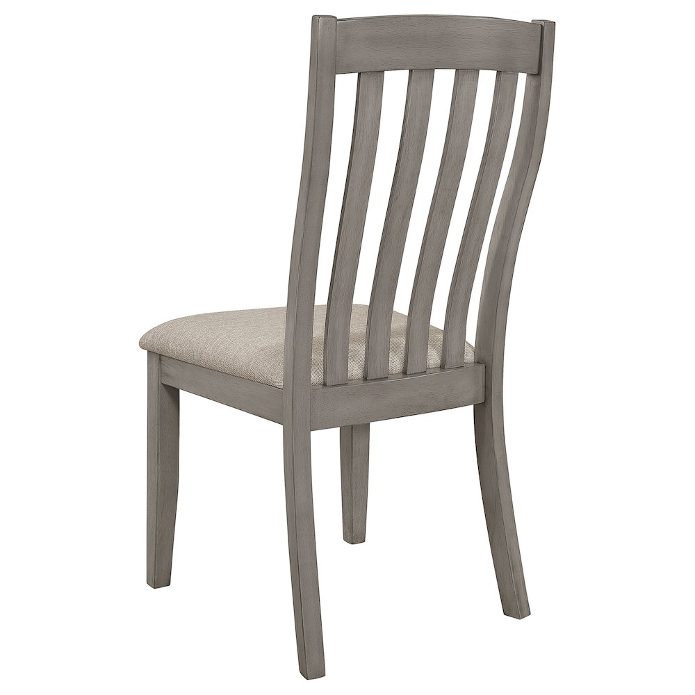 Nogales Wood Dining Side Chair Coastal Grey (Set of 2). Picture 5