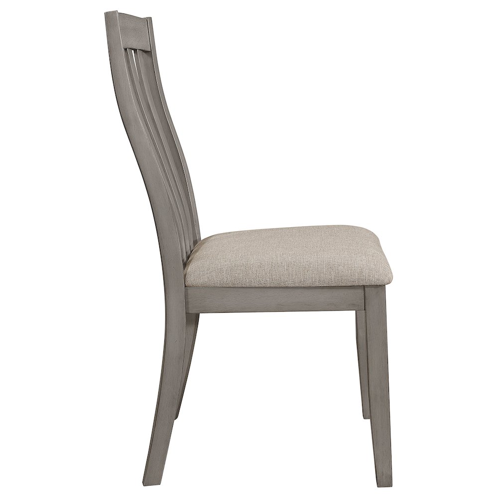 Nogales Wood Dining Side Chair Coastal Grey (Set of 2). Picture 6