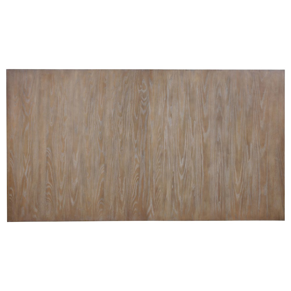 Brockway 104-inch Extension Leaf Dining Table Barley Brown. Picture 7