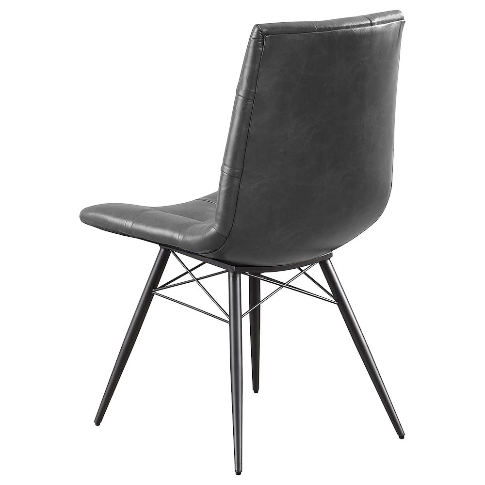 Aiken Upholstered Dining Side Chair Charcoal (Set of 4). Picture 7