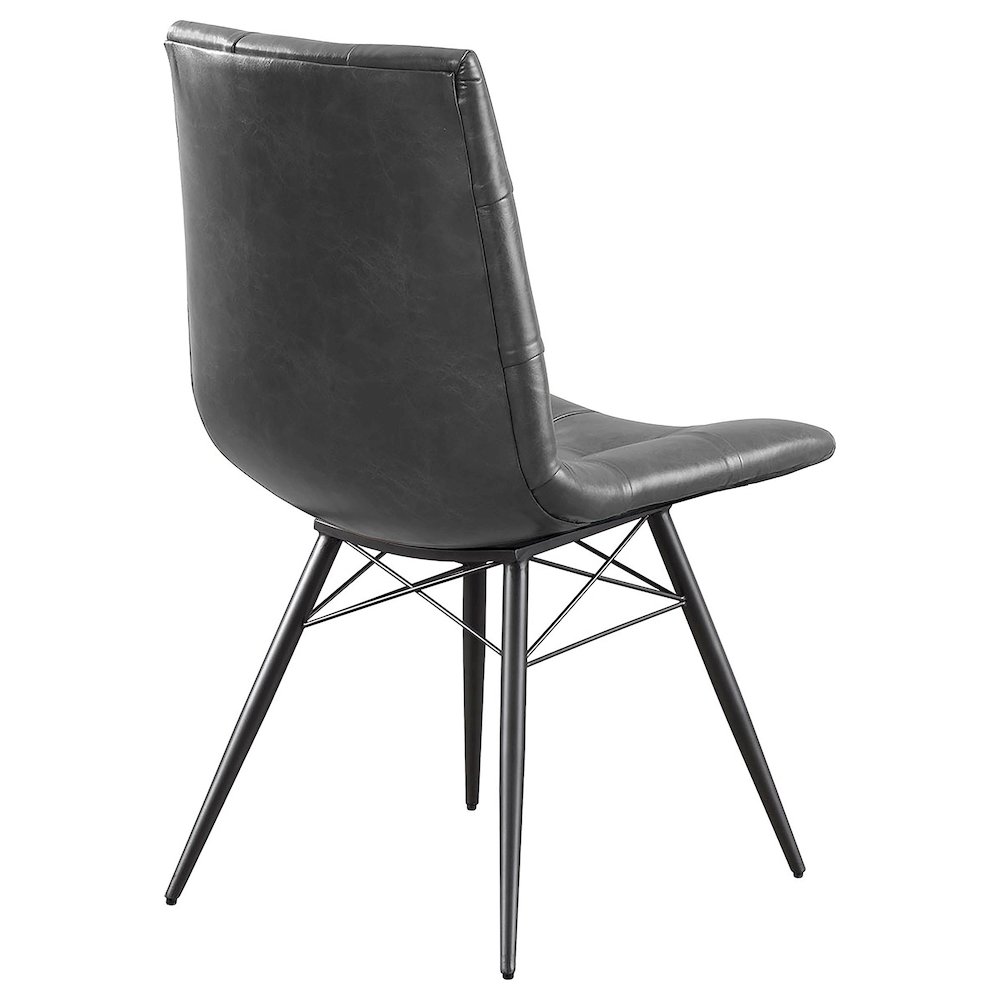 Aiken Upholstered Dining Side Chair Charcoal (Set of 4). Picture 9