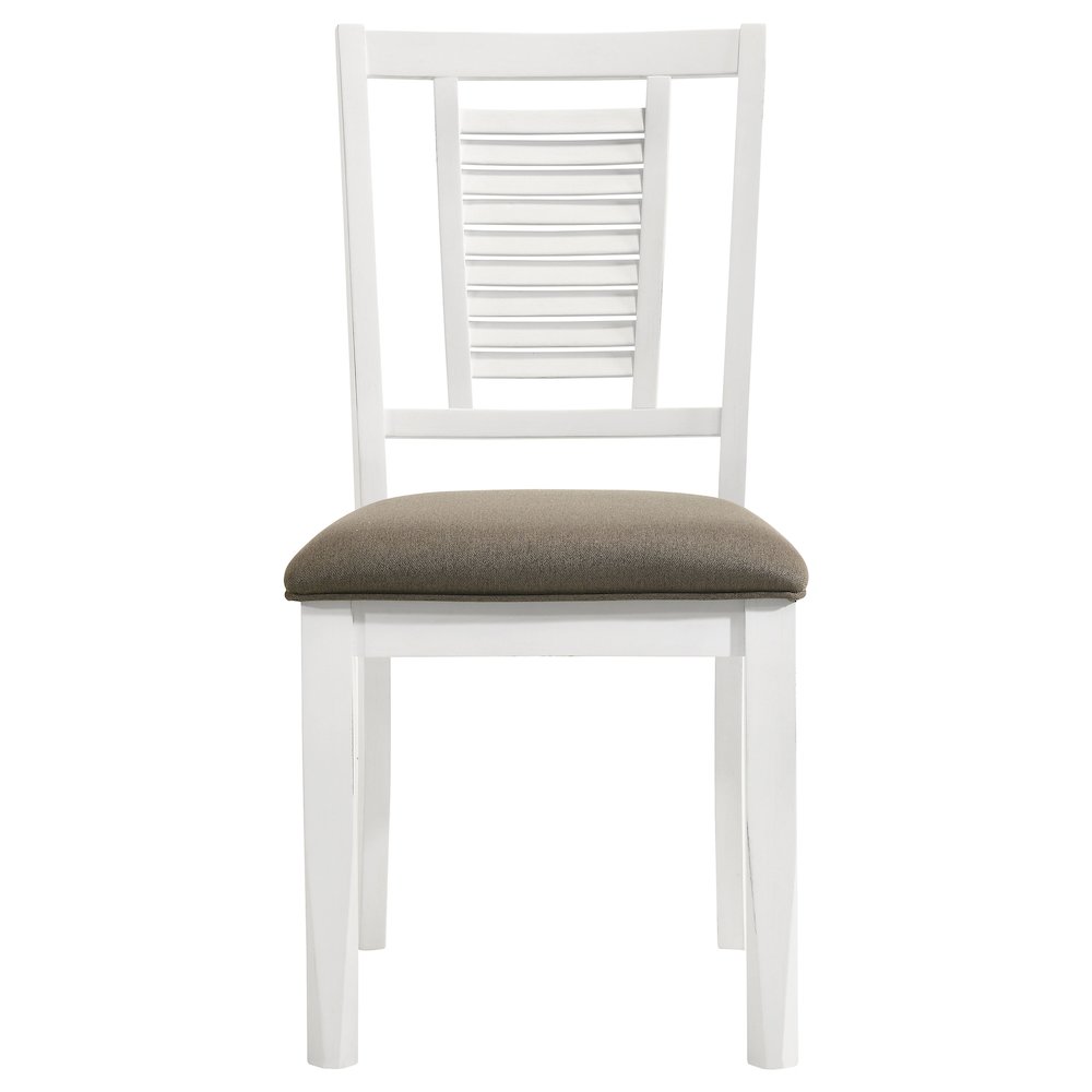 Appleton Wood Dining Side Chair Distressed White (Set of 2). Picture 4