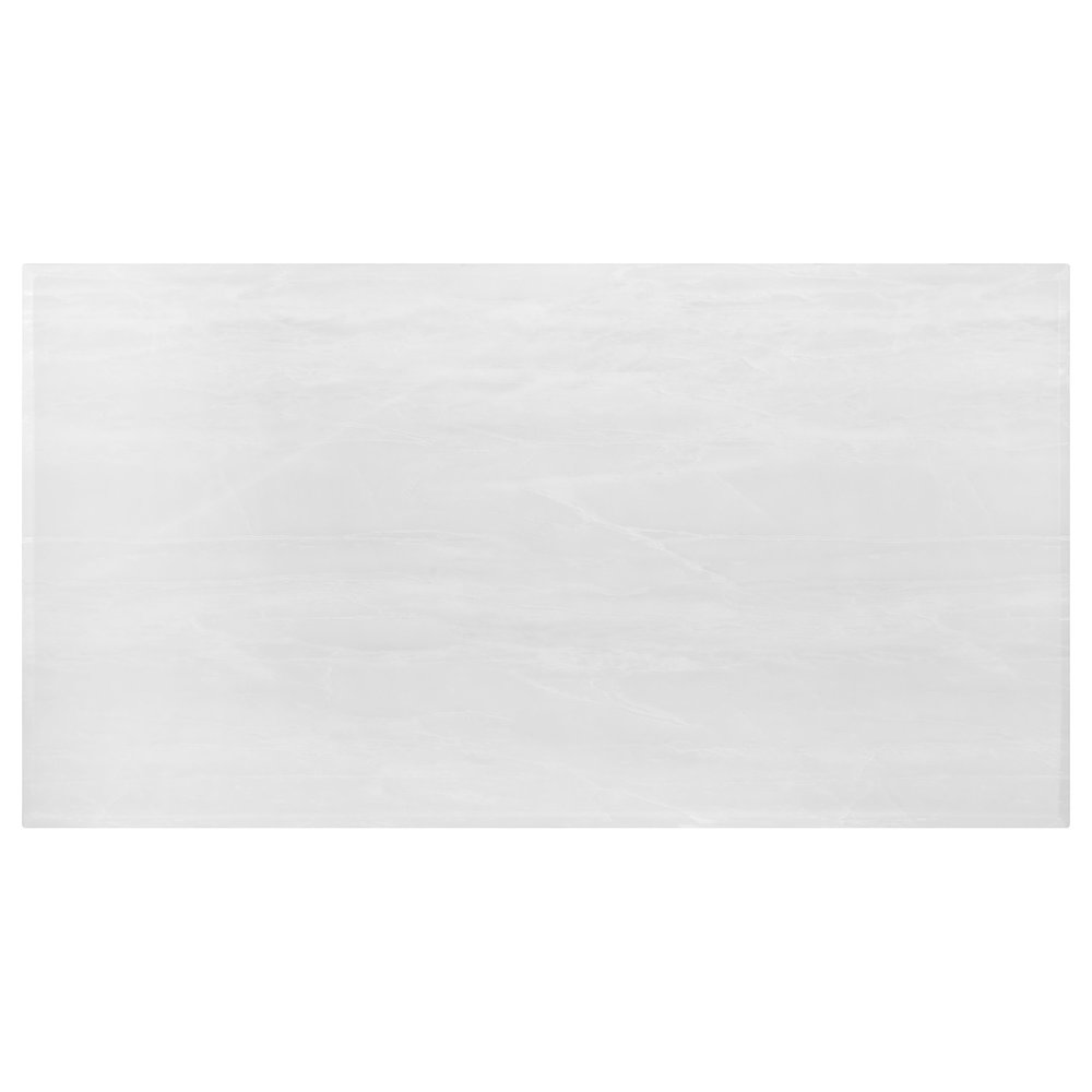 Kerwin Rectangular 71-inch Stone Top Dining Table White. Picture 8