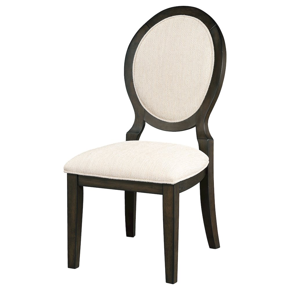 Twyla Oval Back Dining Side Chair Dark Cocoa (Set of 2). Picture 5