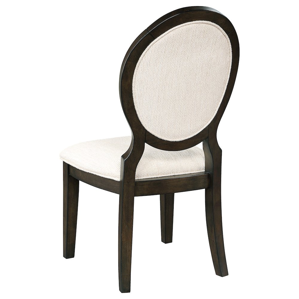 Twyla Oval Back Dining Side Chair Dark Cocoa (Set of 2). Picture 7