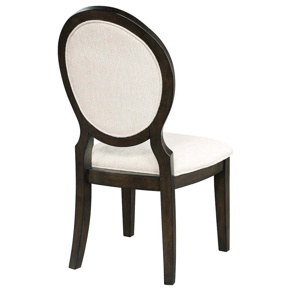 Twyla Oval Back Dining Side Chair Dark Cocoa (Set of 2). Picture 8