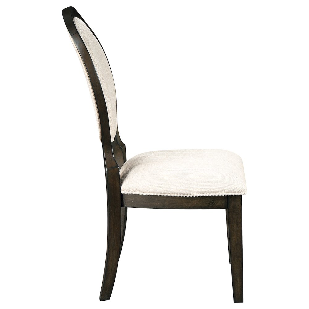 Twyla Oval Back Dining Side Chair Dark Cocoa (Set of 2). Picture 9