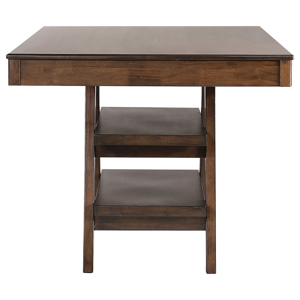 Dewey Rectangular 60-inch Counter Height Dining Table Walnut. Picture 6