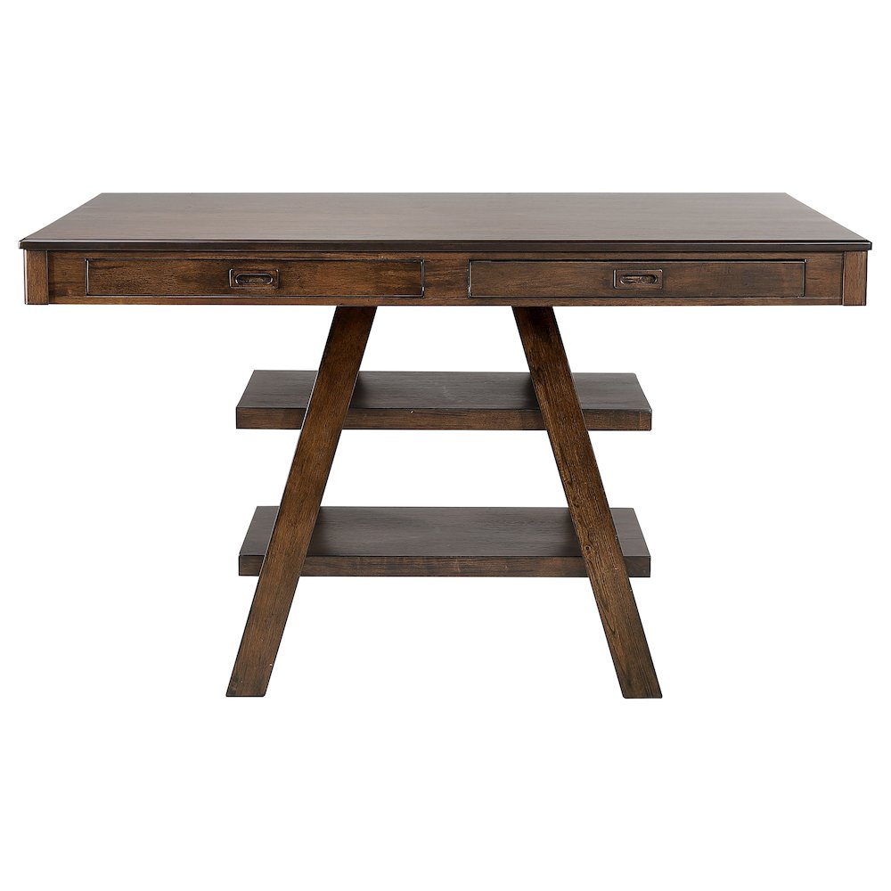 Dewey 5-piece Rectangular Dining Table Set Walnut. Picture 3